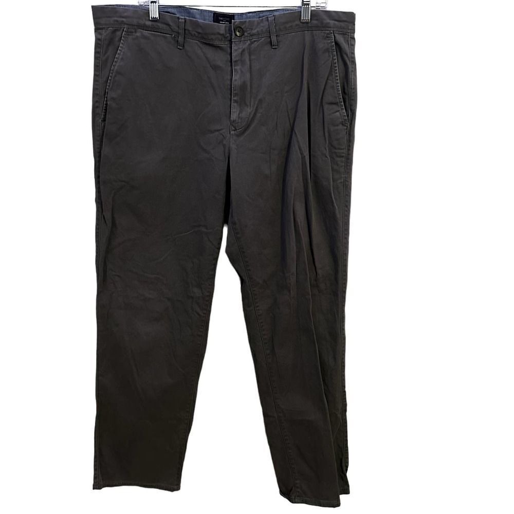 Gap Khakis Straight Stretch Gray Chinos Pants Casual Everyday Mens‎ 38x32